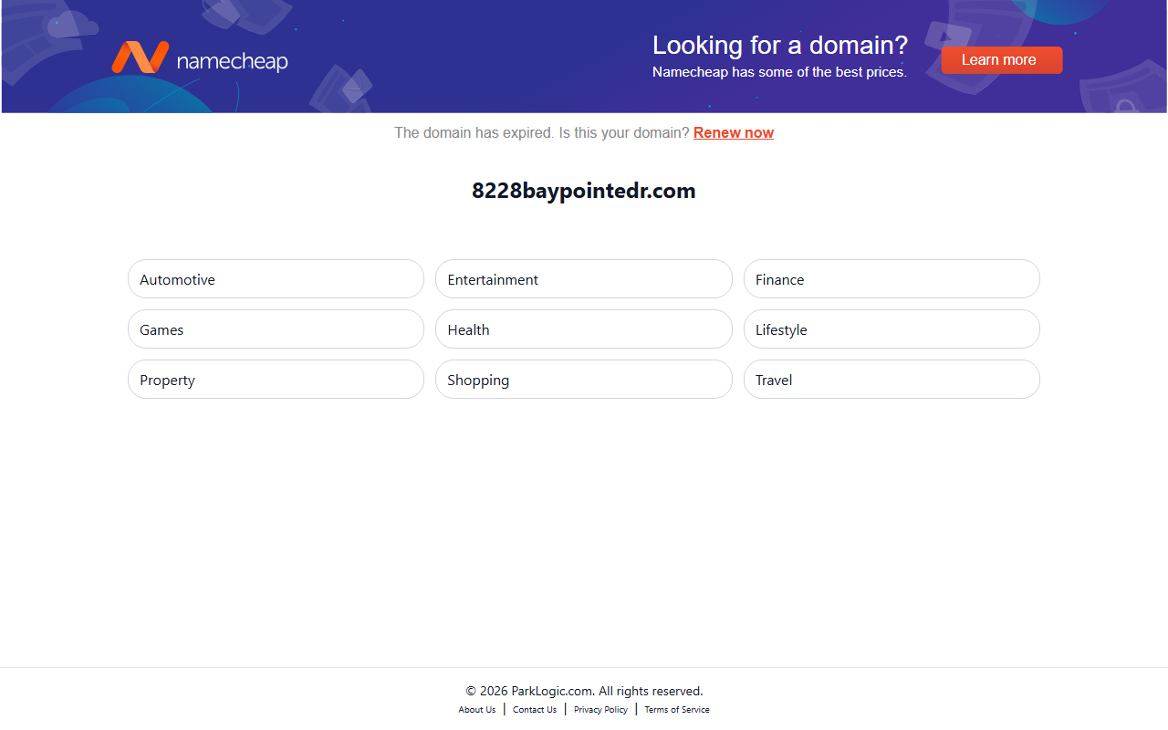 8228baypointedr.com screenshot