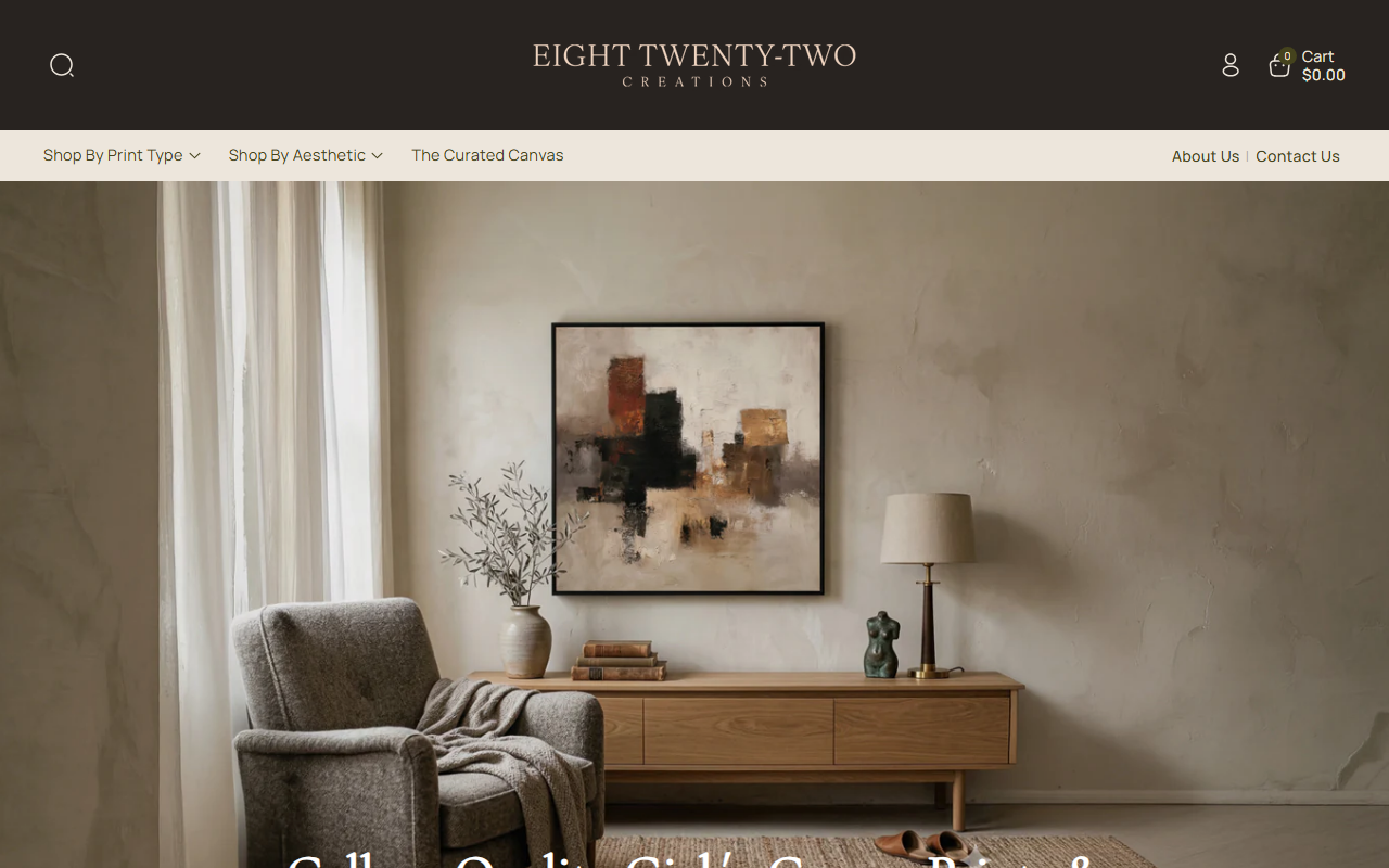 822creations.com screenshot