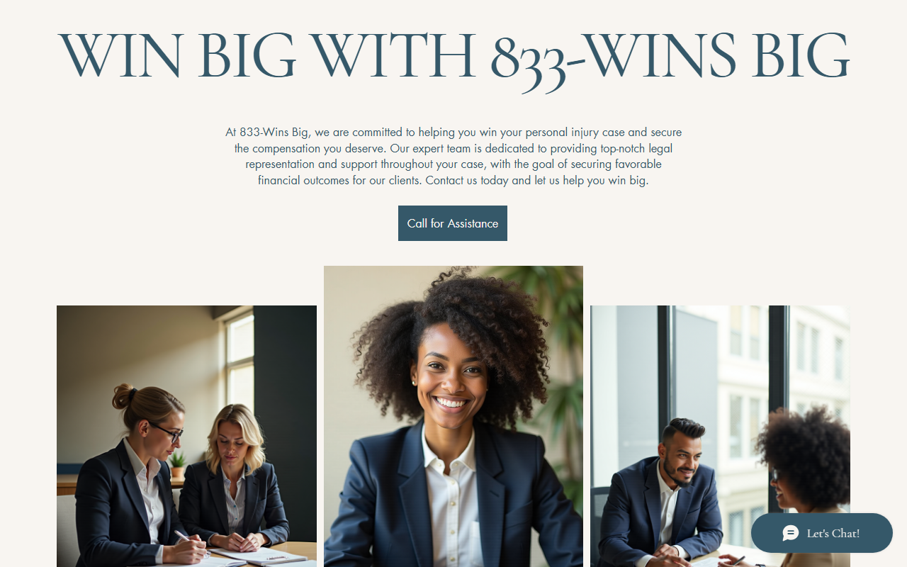 833-winsbig.com screenshot