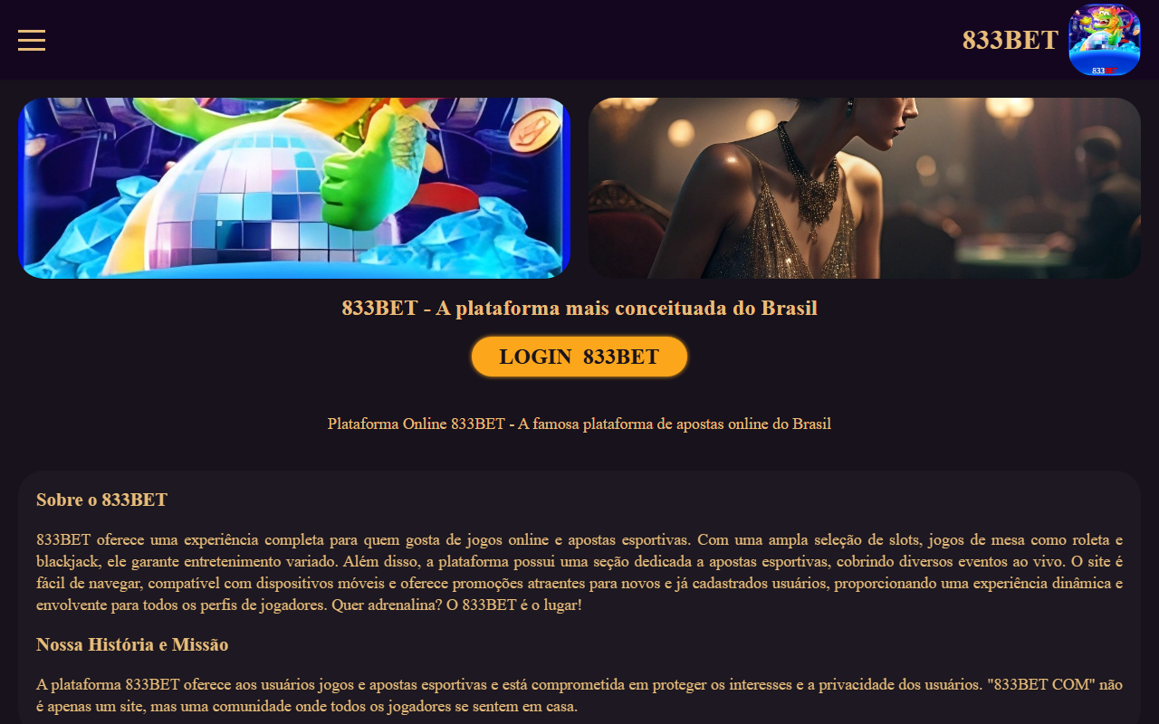 833bet-cassino.com screenshot
