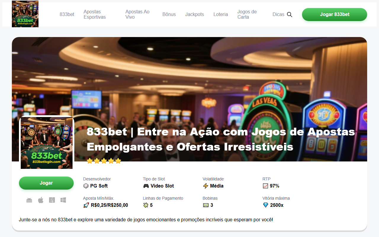 833betlogin.com screenshot