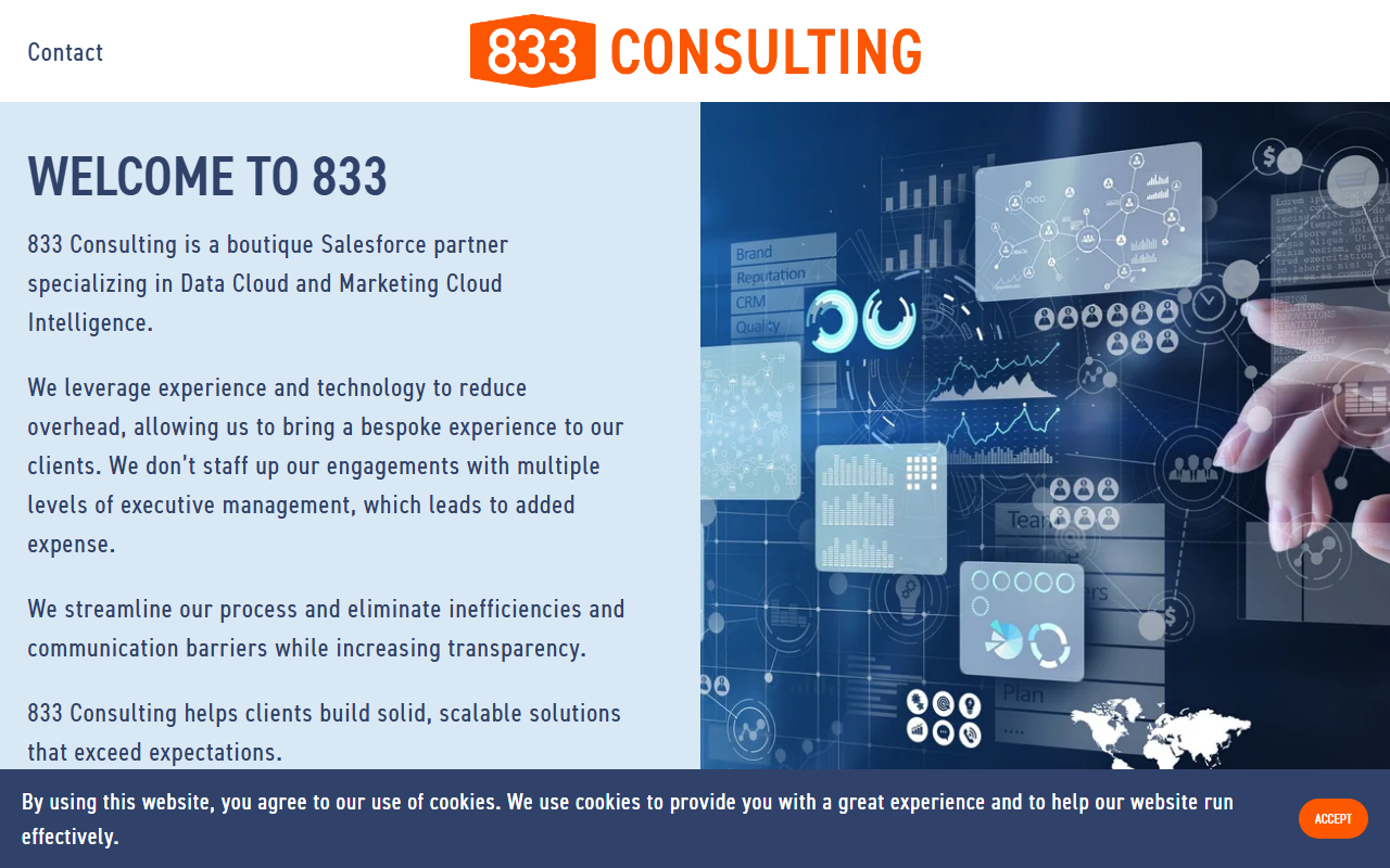 833consulting.com screenshot