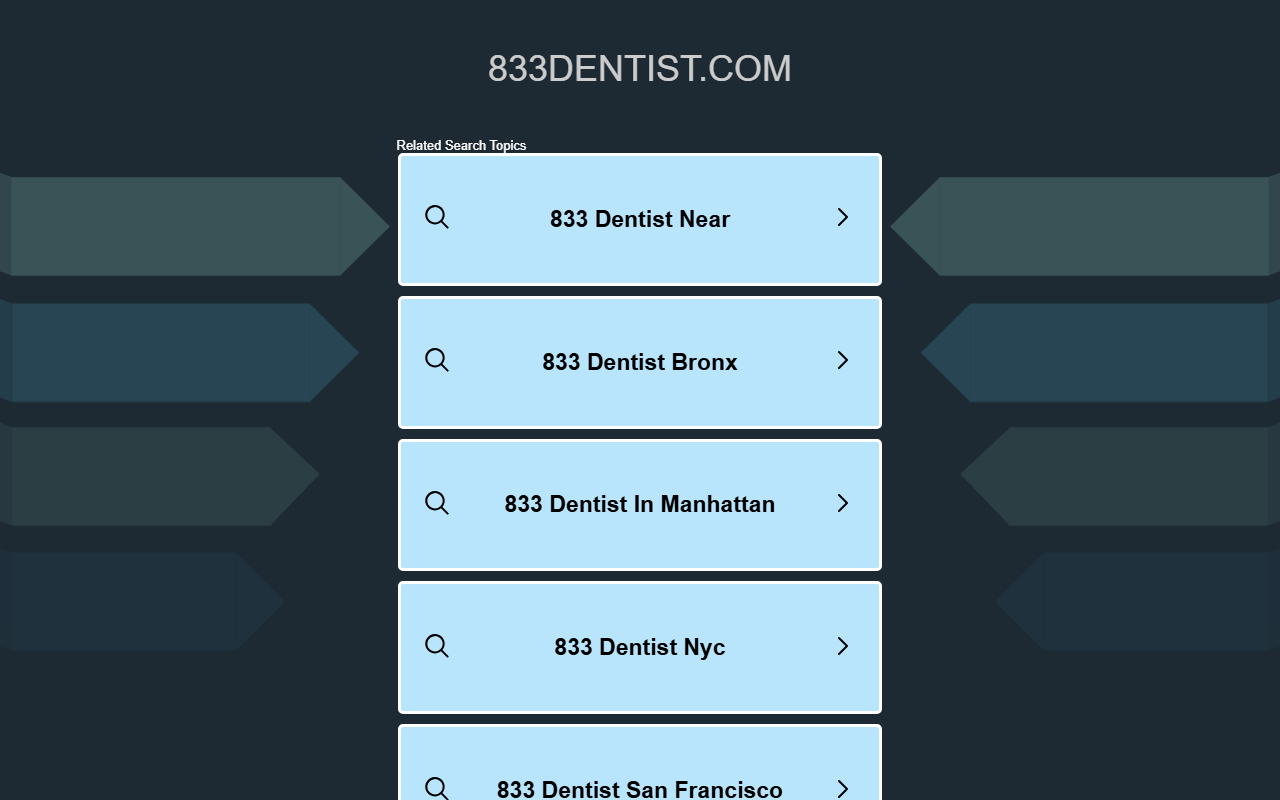 833dentist.com screenshot