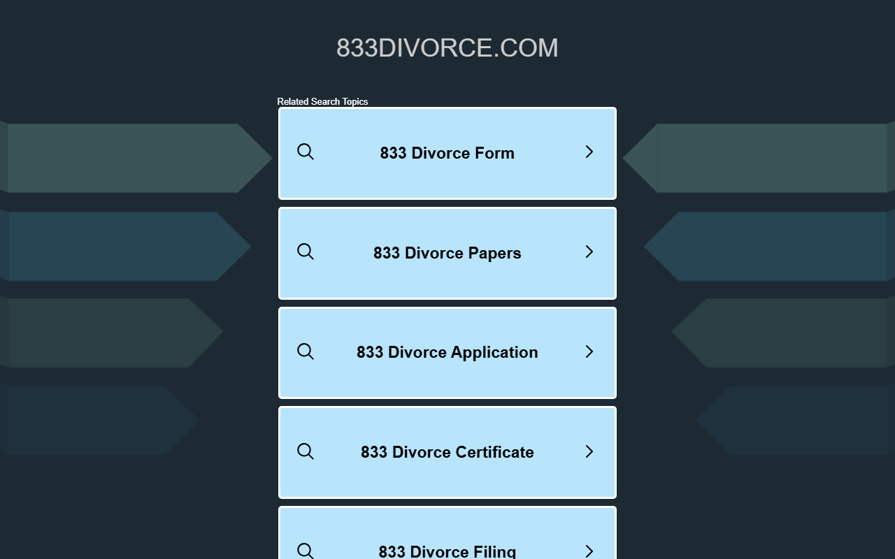 833divorce.com screenshot