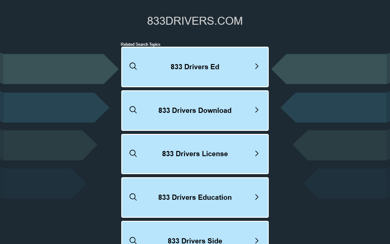 833drivers.com screenshot
