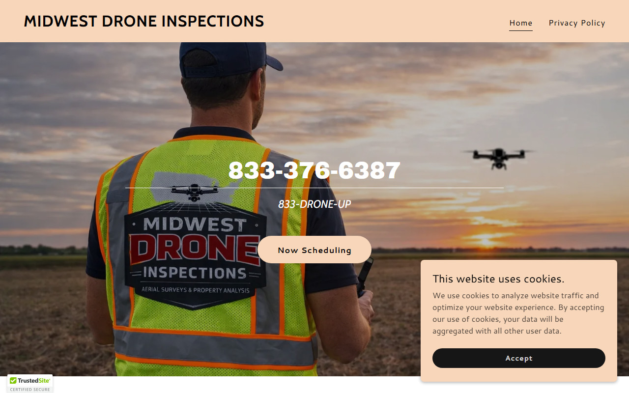 833droneup.com screenshot