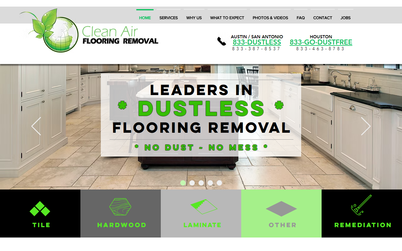 833dustless.com screenshot