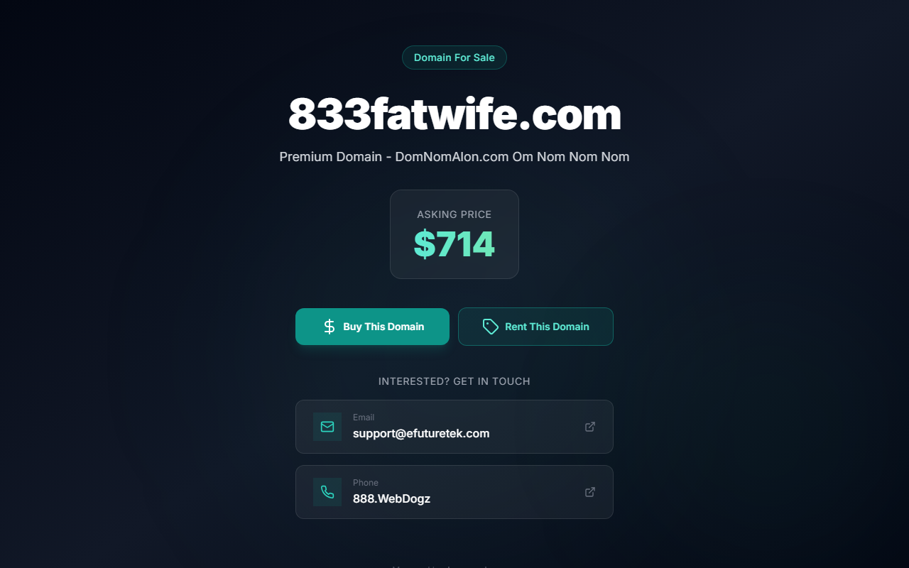 833fatwife.com screenshot