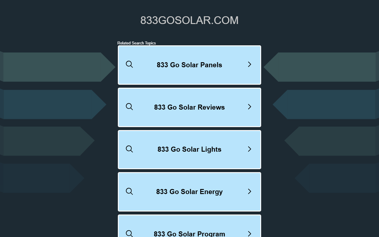 833gosolar.com screenshot