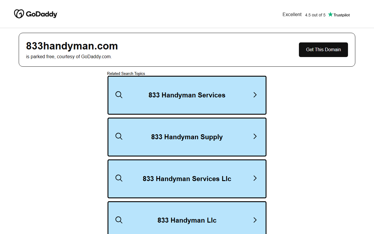 833handyman.com screenshot