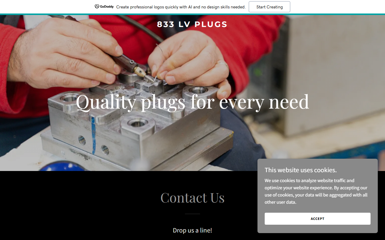 833lvplugs.com screenshot
