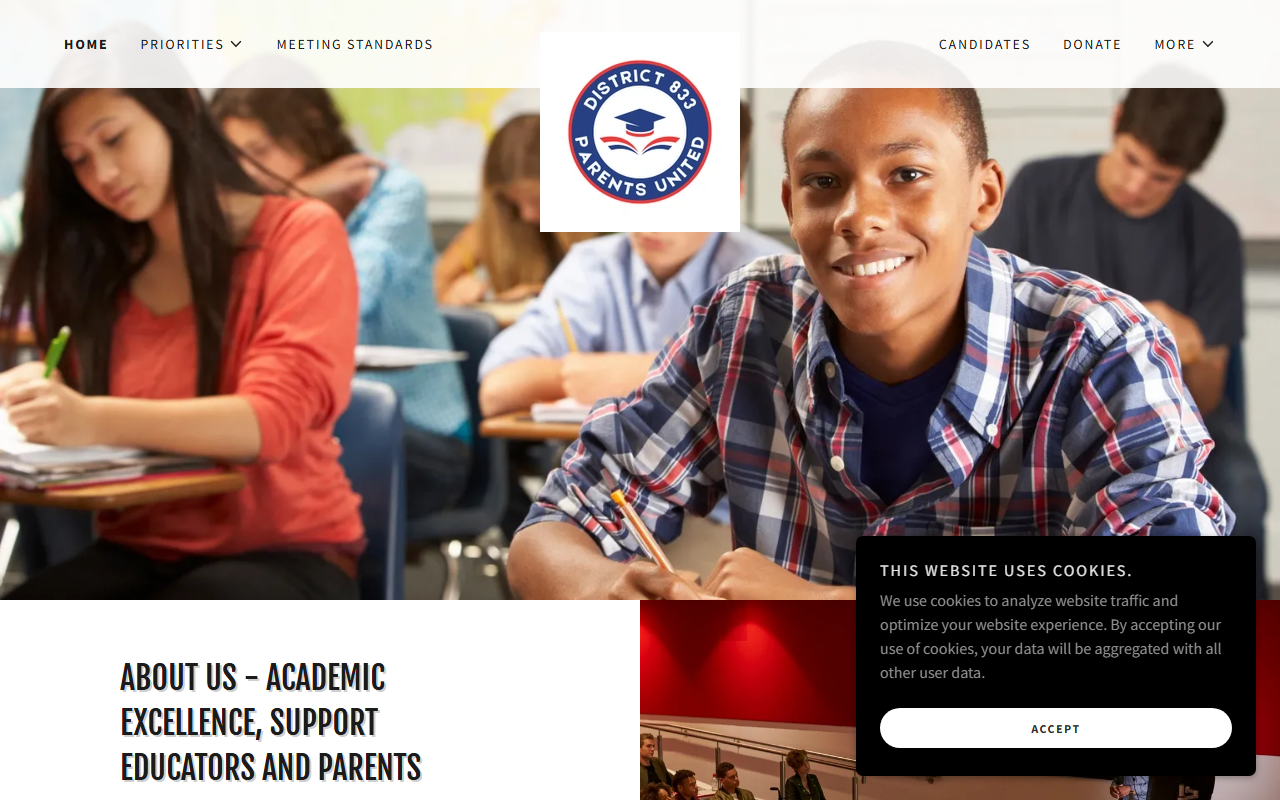 833parents.com screenshot