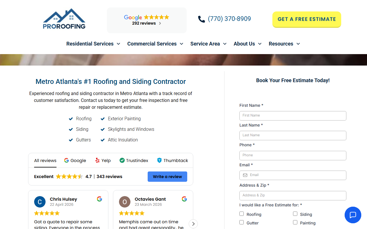 844-pro-roof.com screenshot