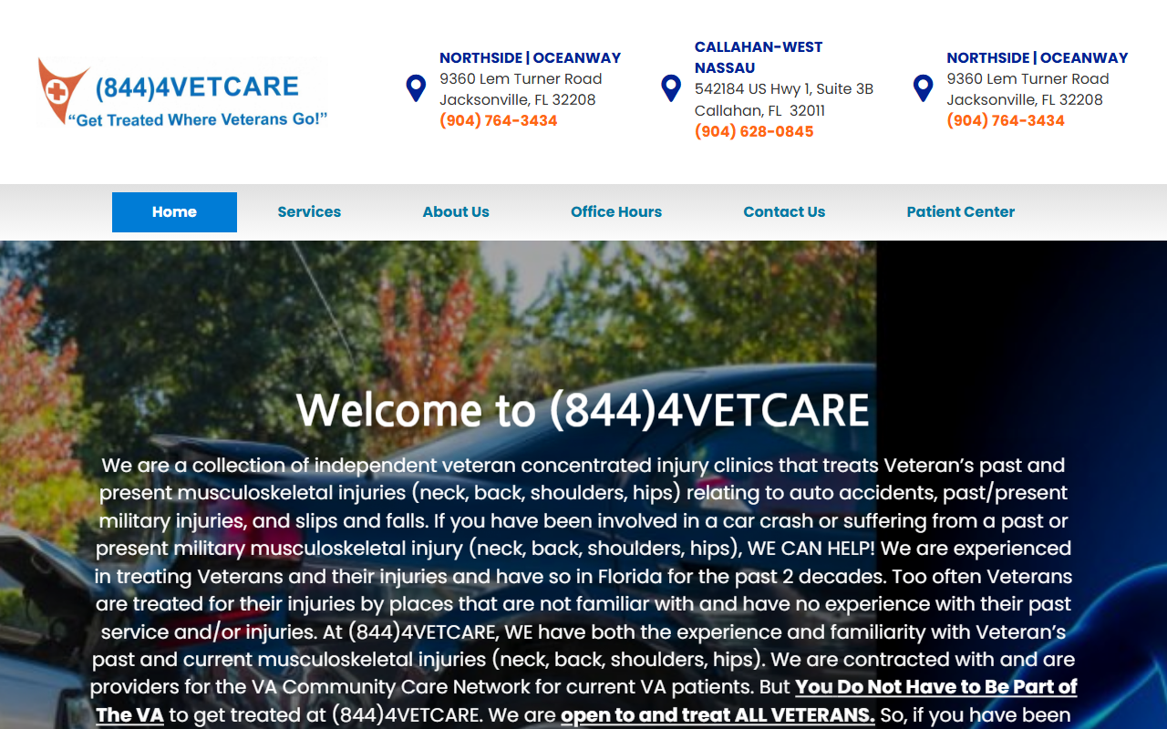 8444vetcare.com screenshot