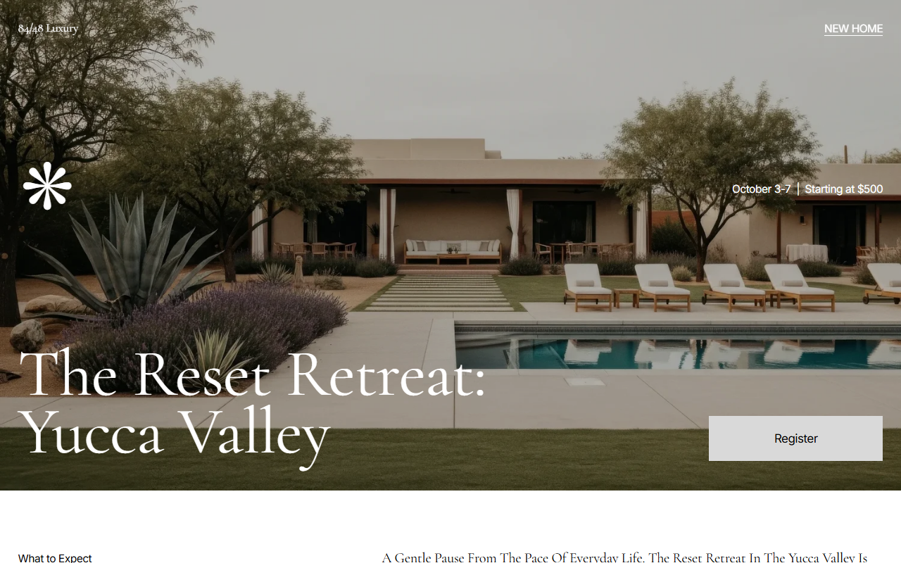 8448luxury.com screenshot