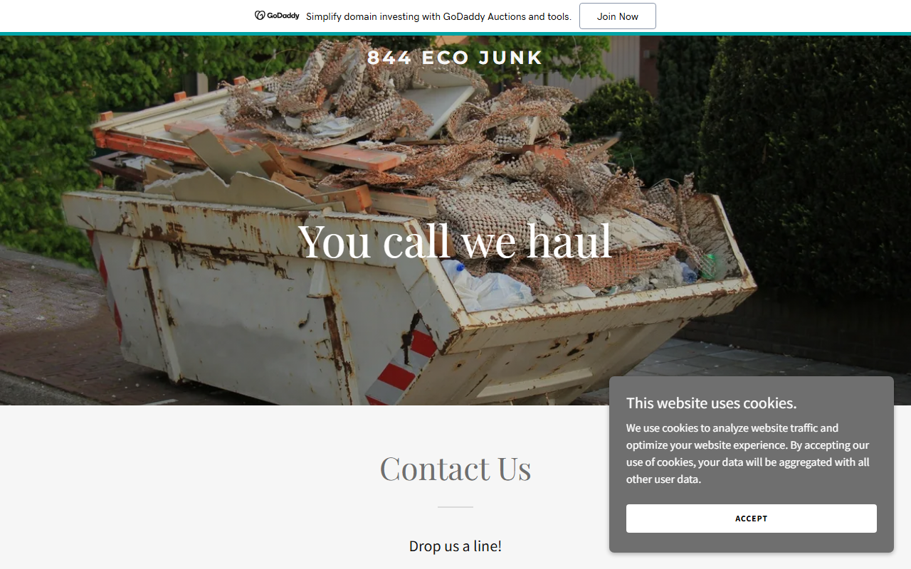 844ecojunk.com screenshot