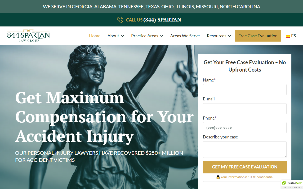 844spartan.com screenshot