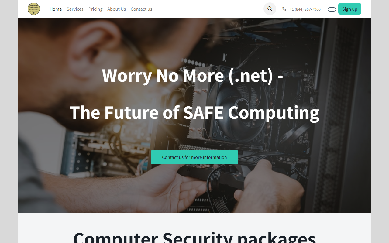 844worrynomore.com screenshot