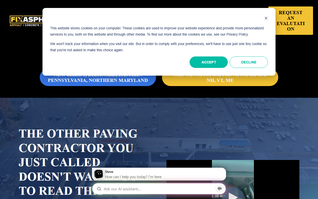 855-fixasphalt.com screenshot