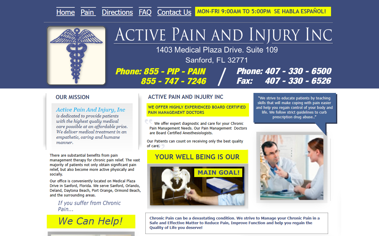 855-pip-pain.com screenshot