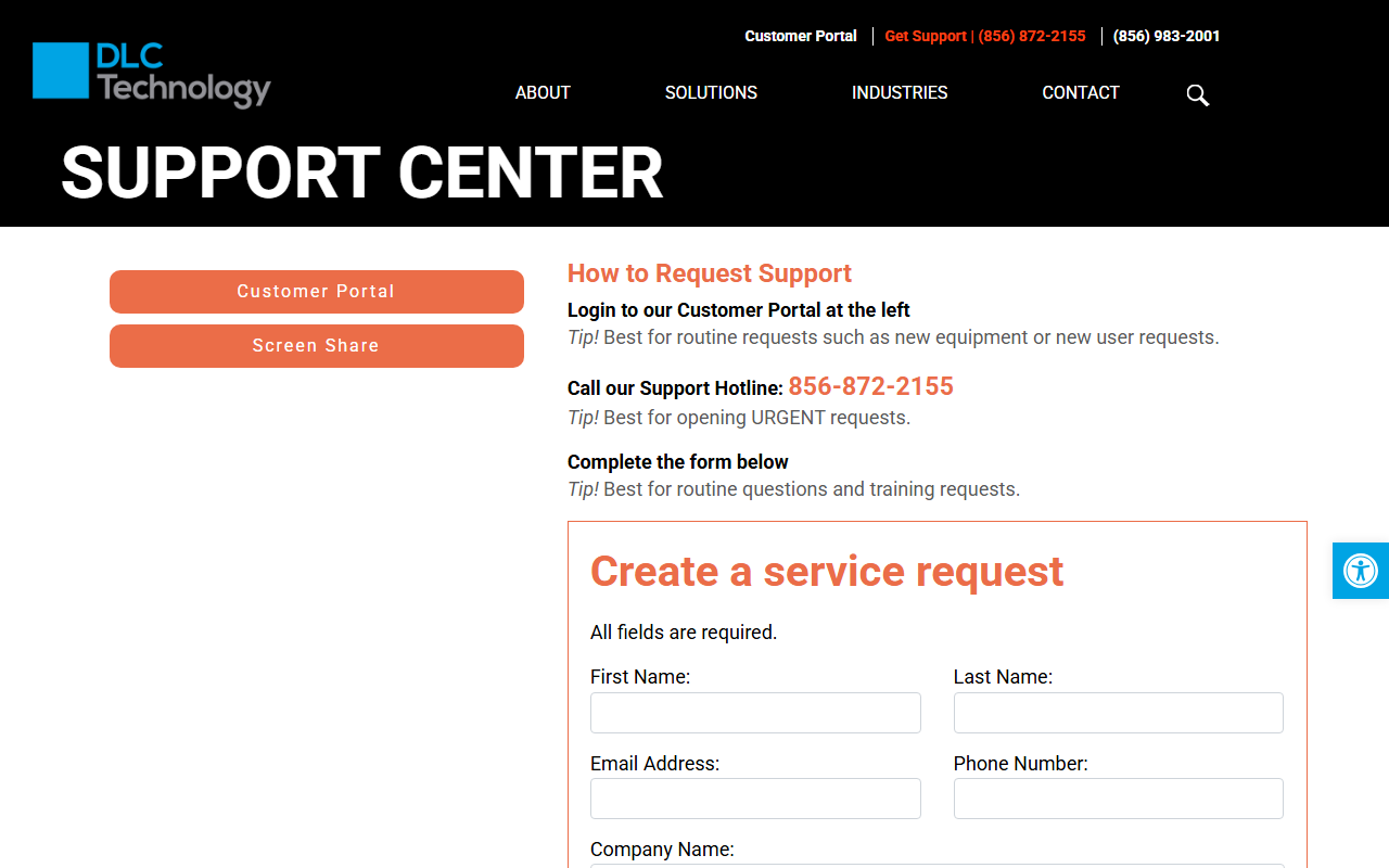 8554dlchelp.com screenshot