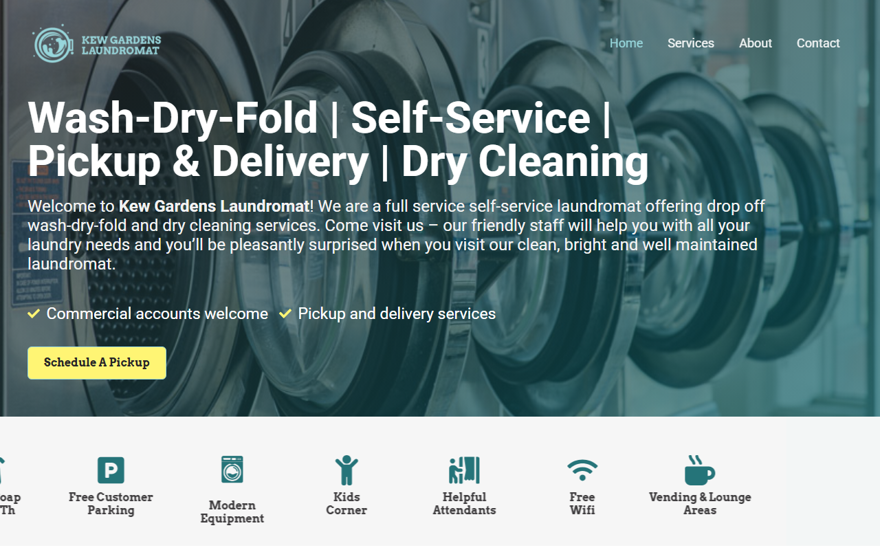 8554laundry.com screenshot