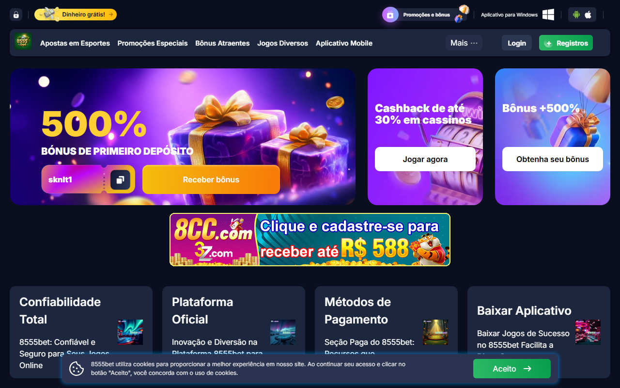 8555betbet.com screenshot