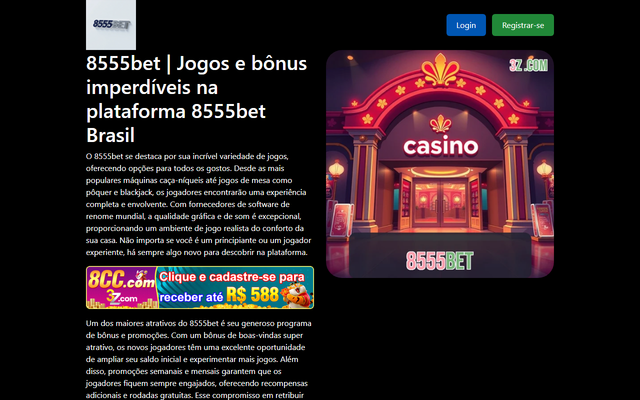 8555betvip.com screenshot