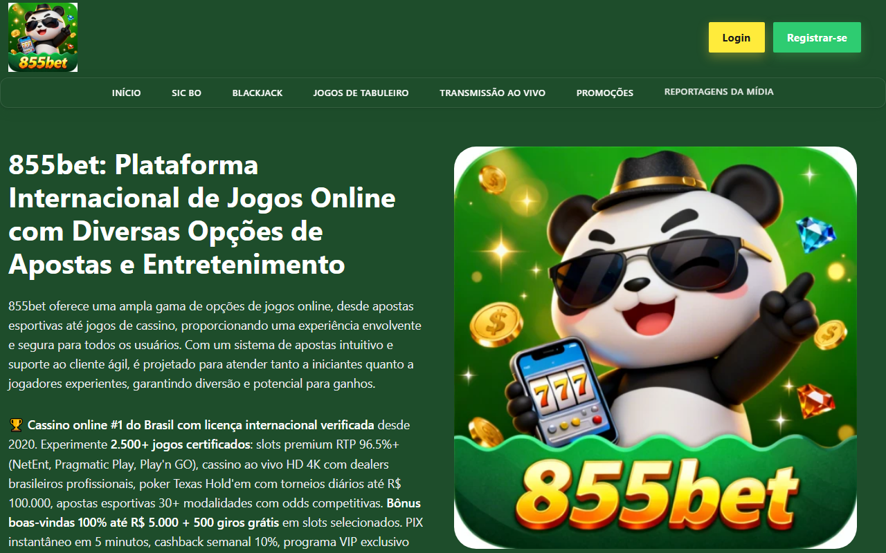 855betaposta.com screenshot