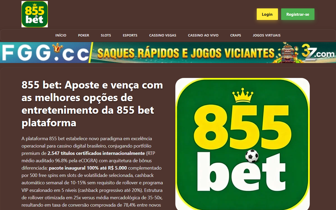 855betgame.com screenshot