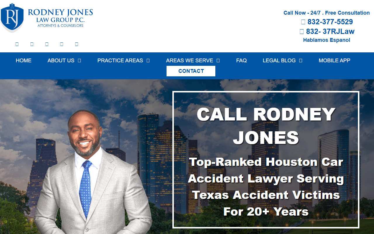 855callrodney.com screenshot