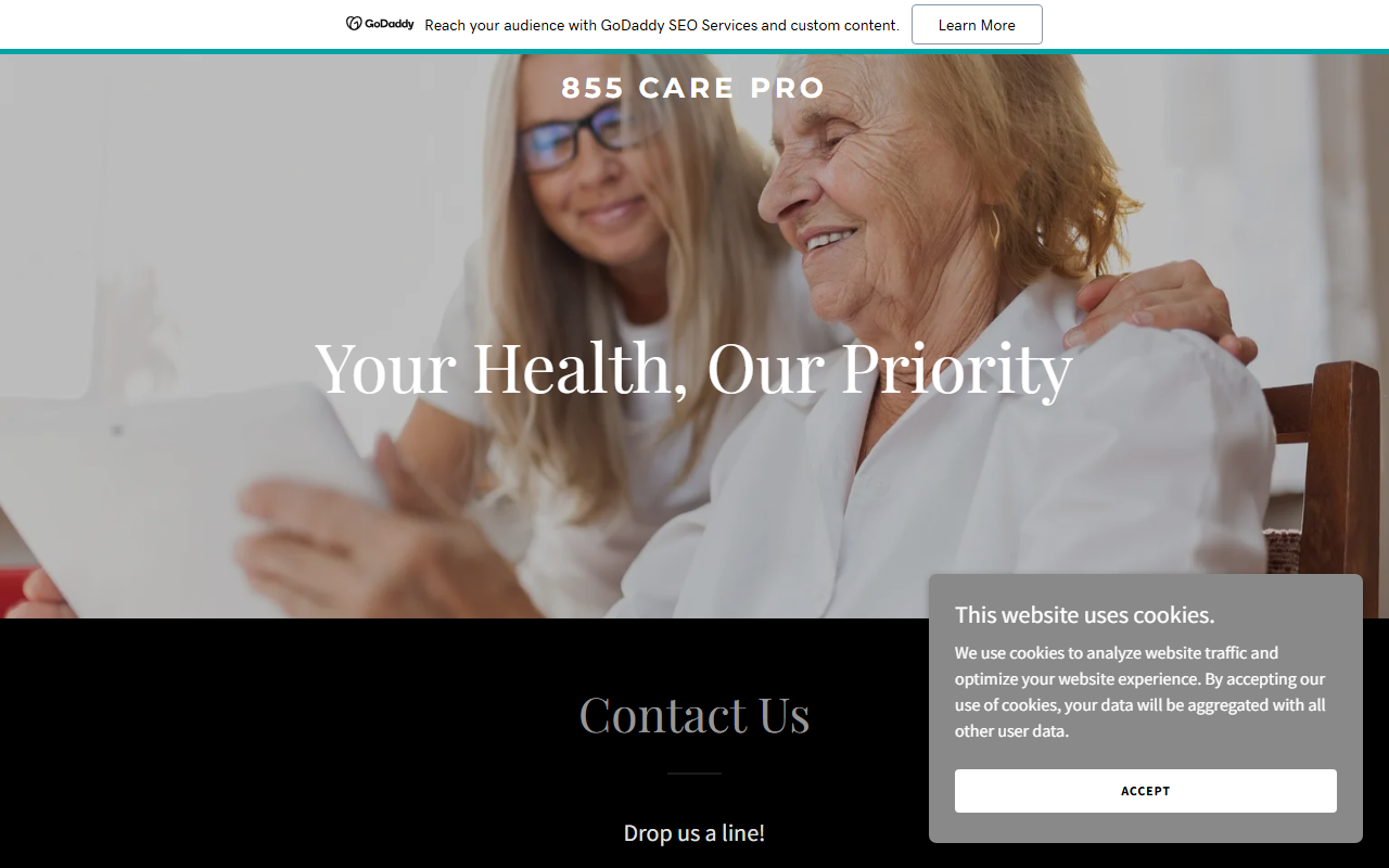 855carepro.com screenshot
