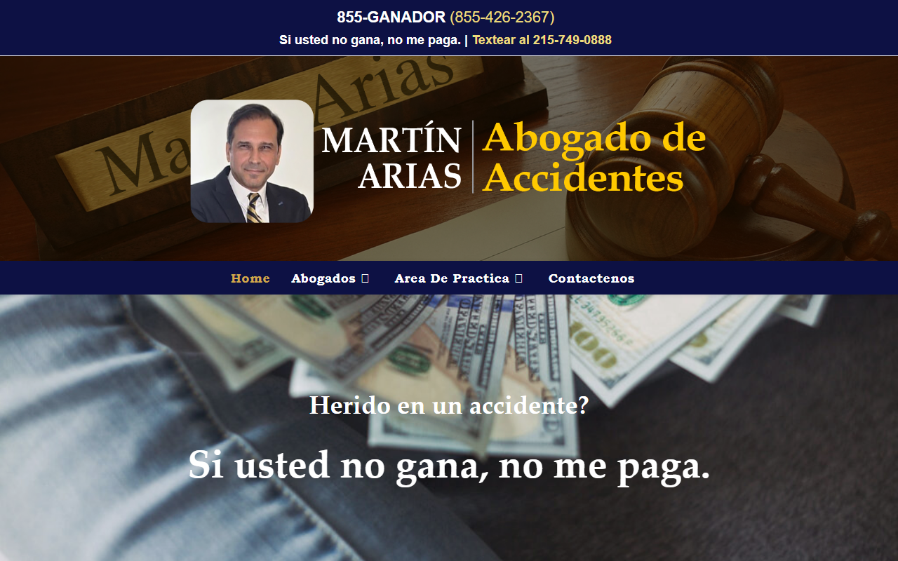855ganador.com screenshot