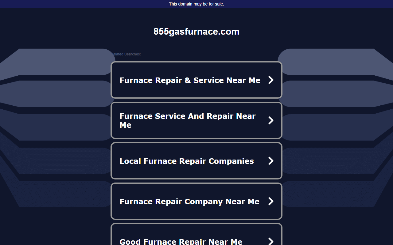 855gasfurnace.com screenshot