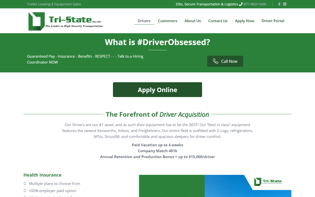 855truckin.com screenshot