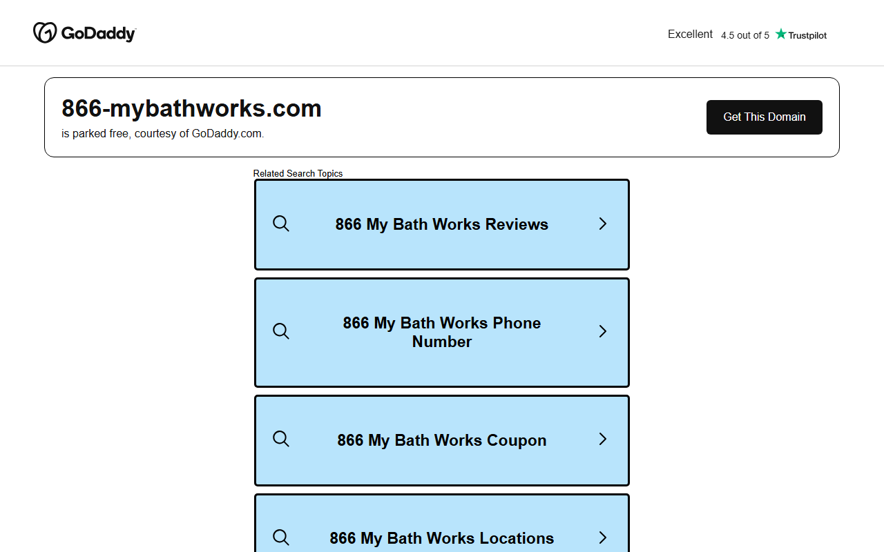 866-mybathworks.com screenshot