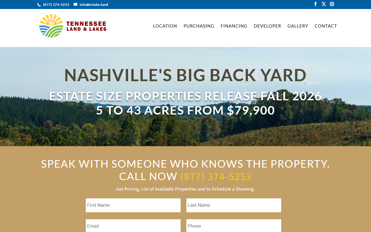 866345land.com screenshot