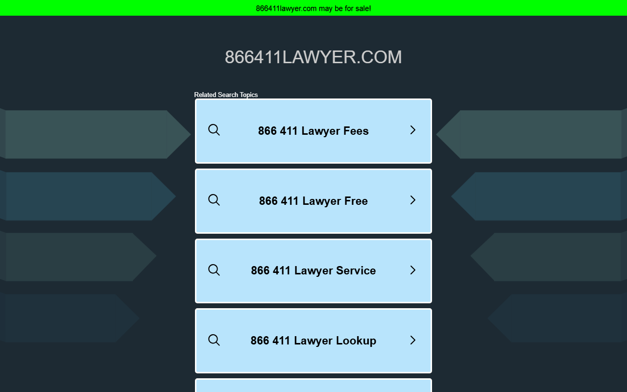 866411lawyer.com screenshot