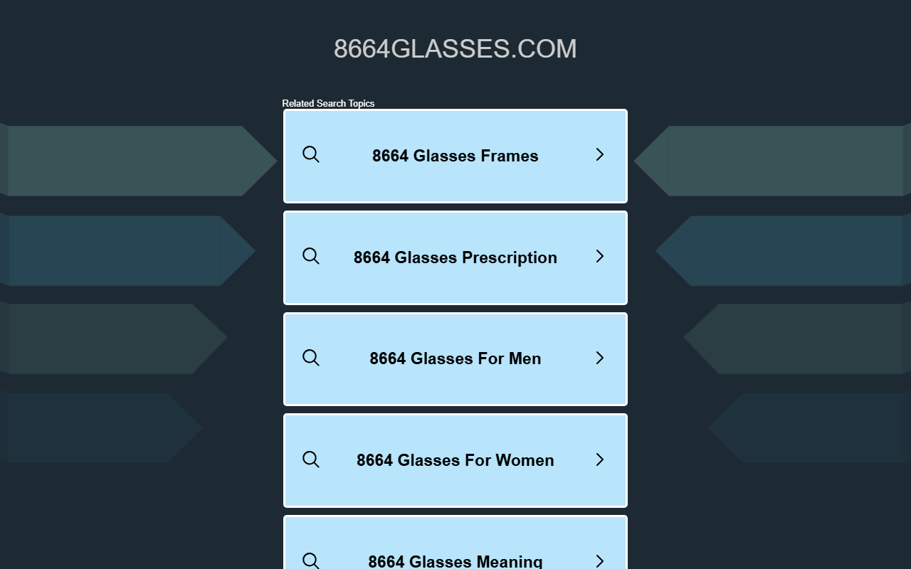 8664glasses.com screenshot