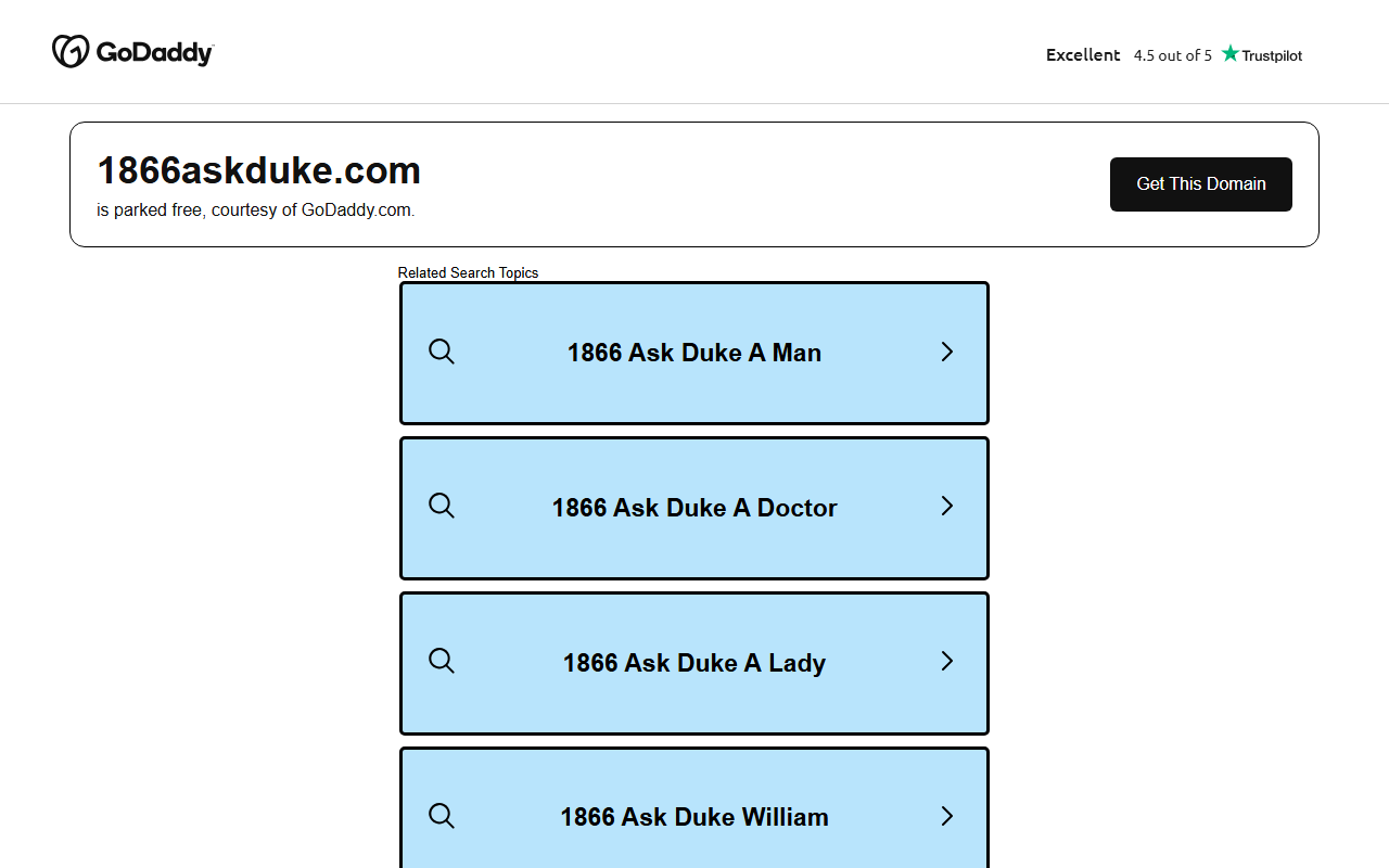 866askduke.com screenshot