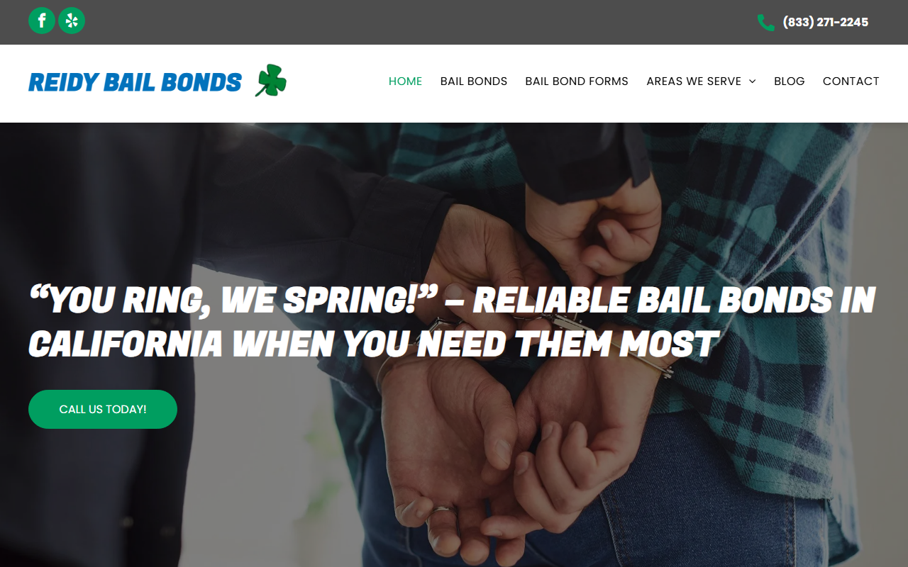 866bailbond.com screenshot