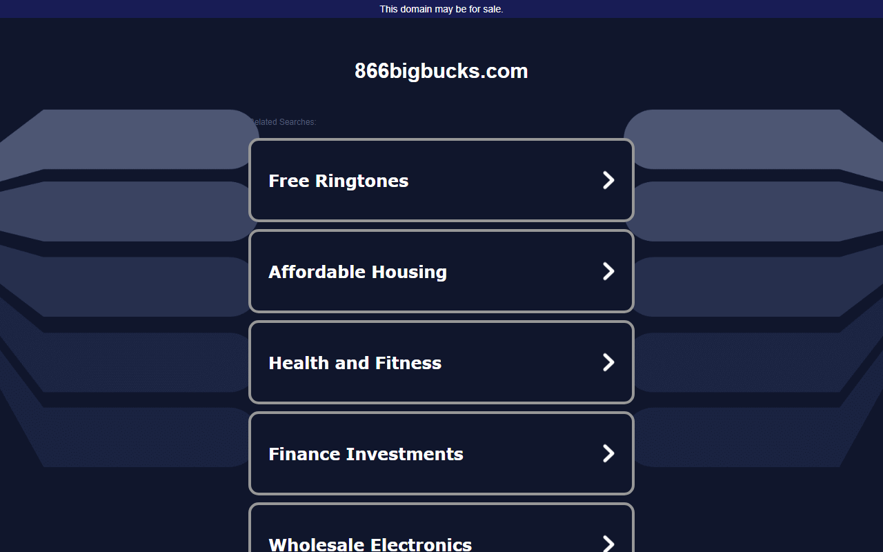 866bigbucks.com screenshot