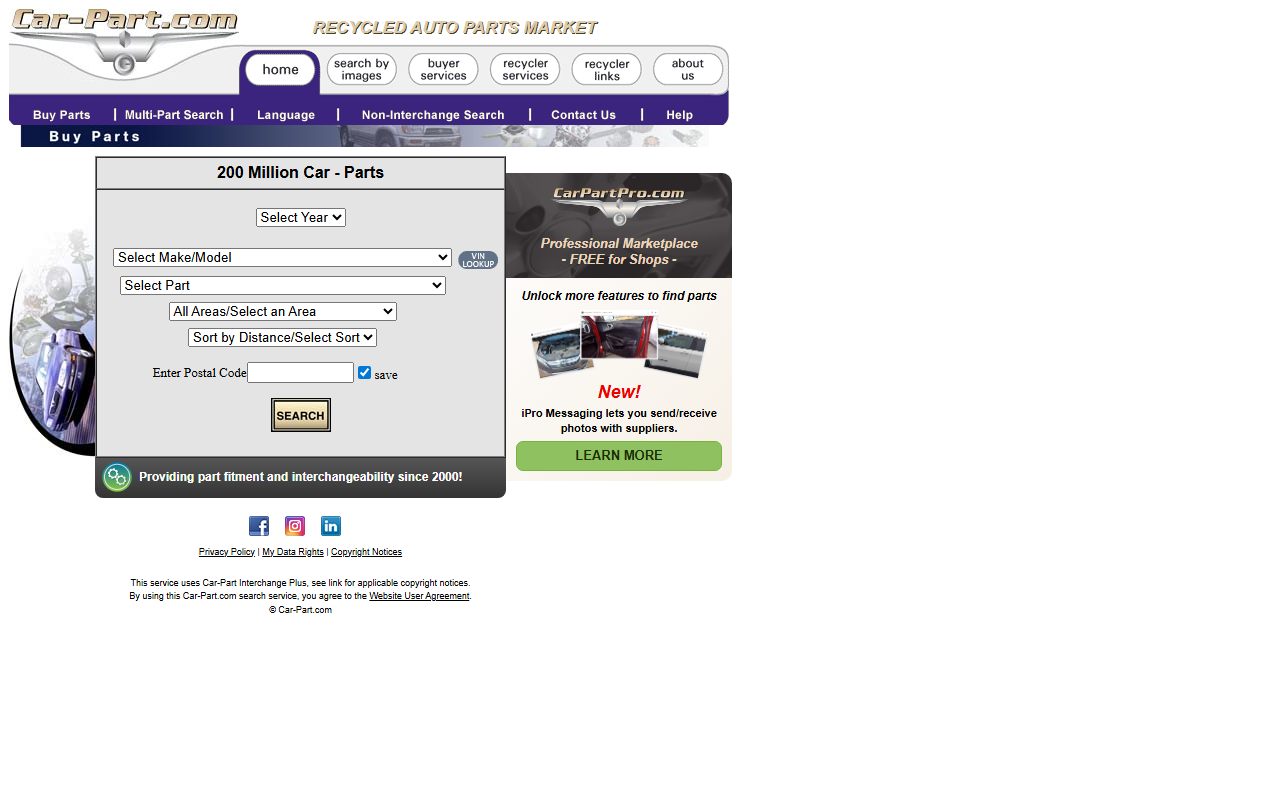 866carpart.com screenshot