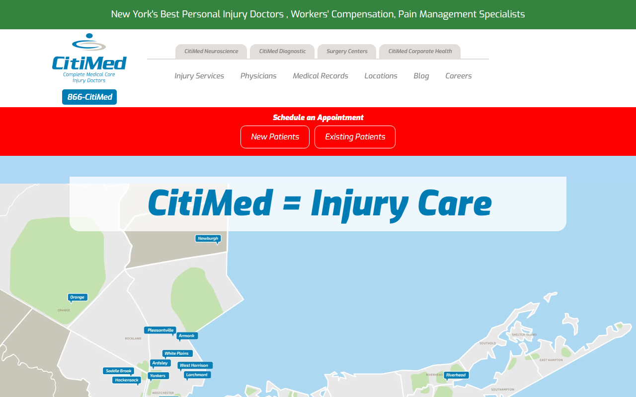 866citimed.com screenshot