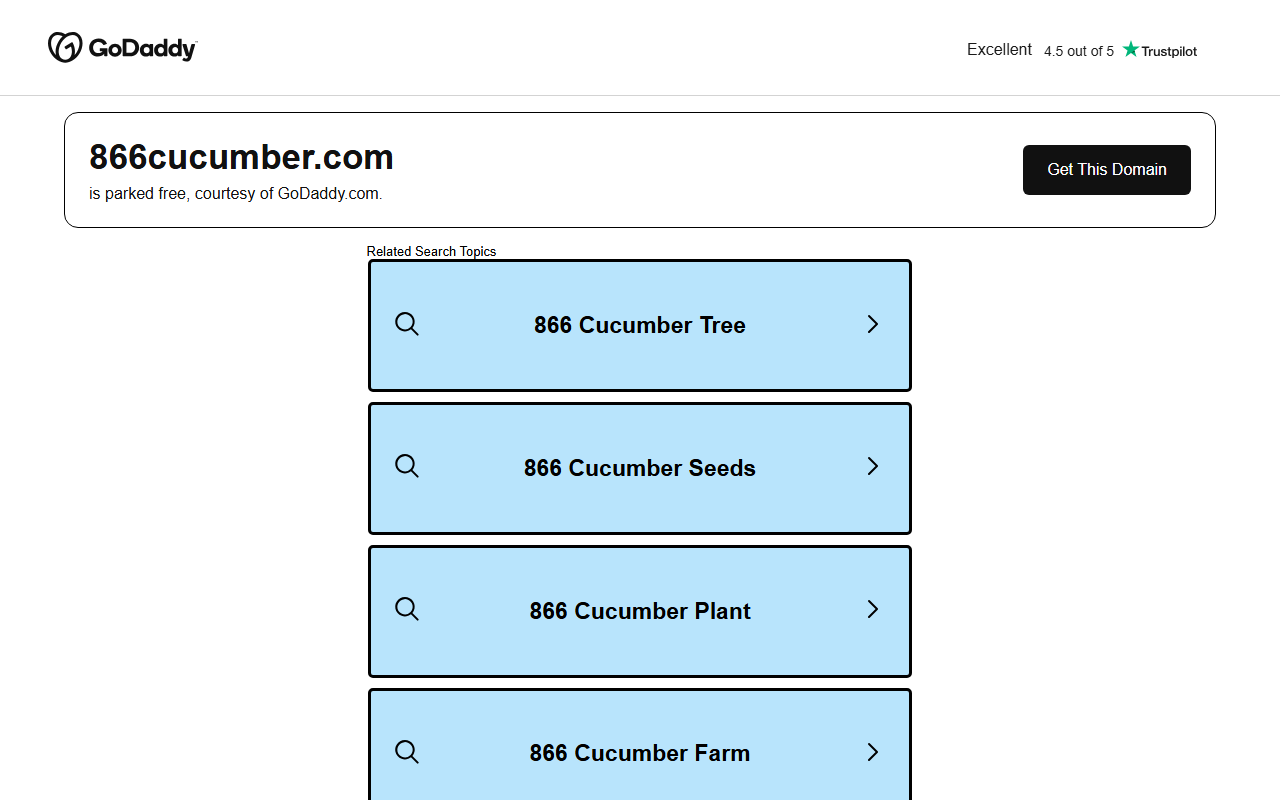 866cucumber.com screenshot