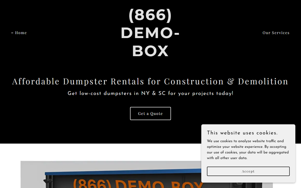 866demobox.com screenshot