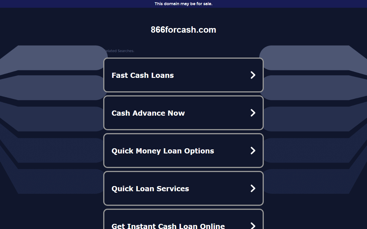 866forcash.com screenshot