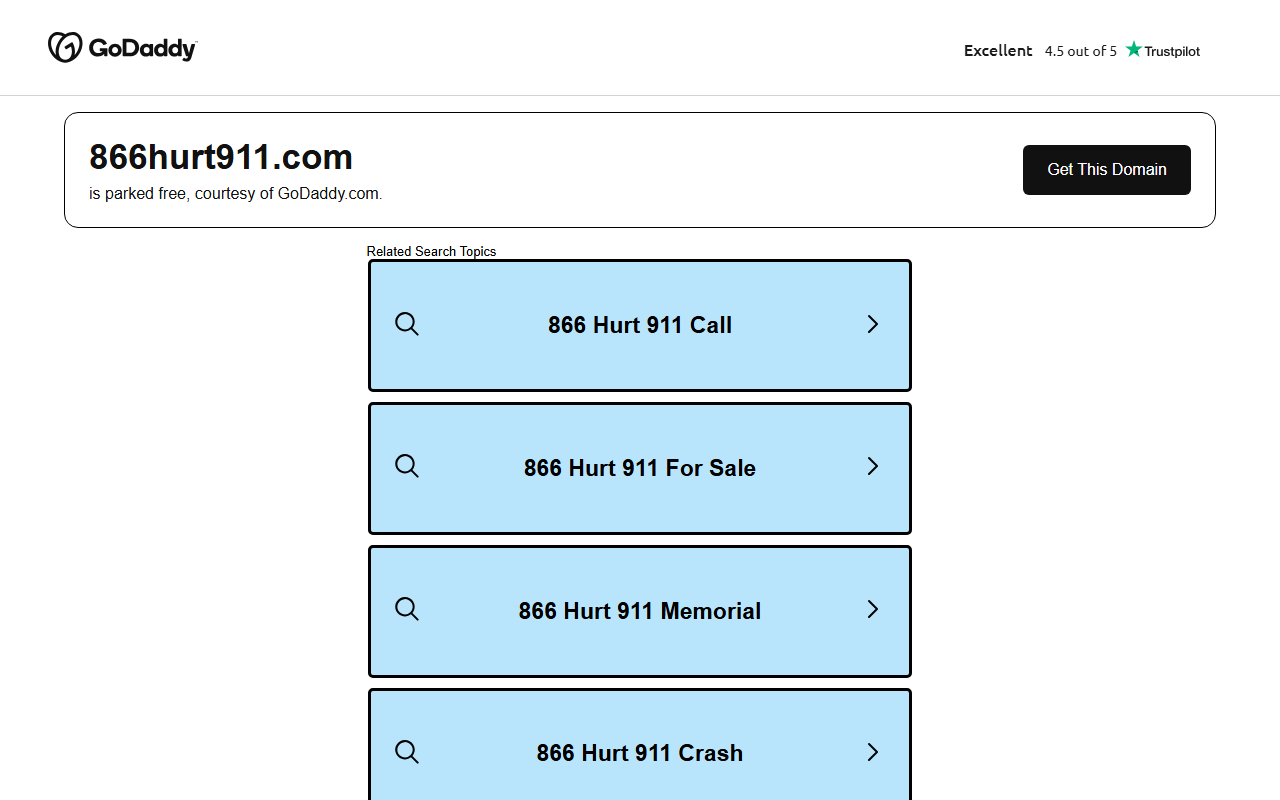 866hurt911.com screenshot