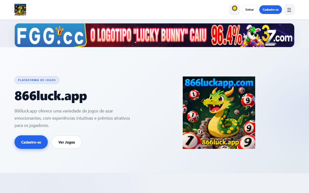 866luckapp.com screenshot