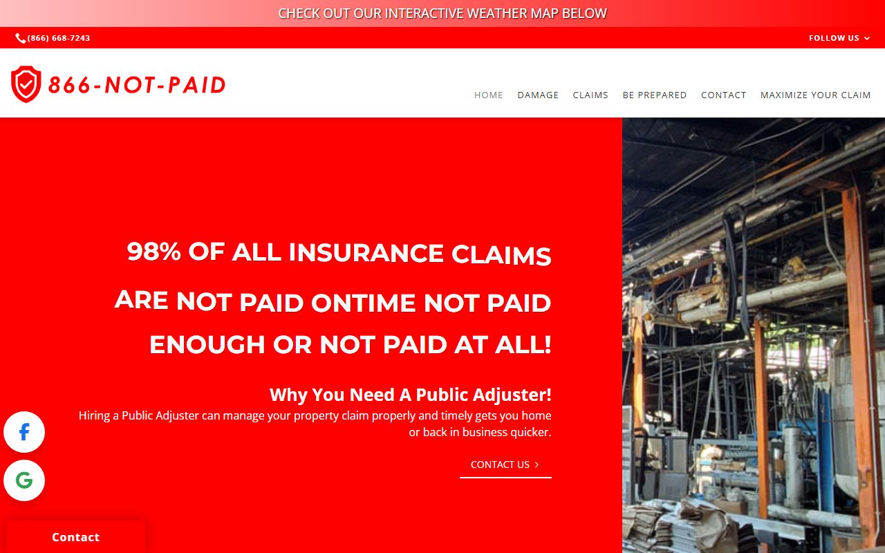 866notpaid.com screenshot